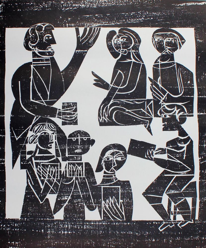 Große Abbildung Nr.1: 127-3515 Grieshaber, HAP: (Künstlergraphik)