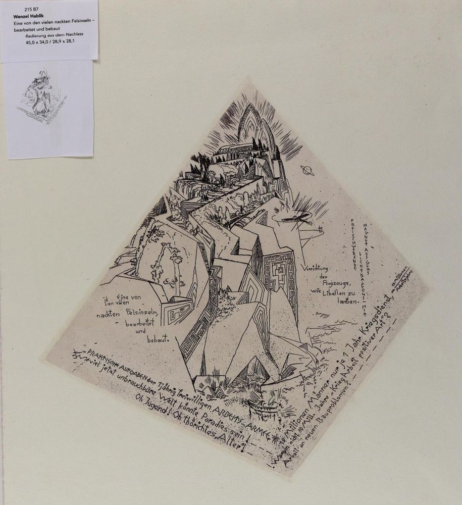 Große Abbildung Nr.2: 127-3525 Hablik, Wenzel: (Künstlergraphik)