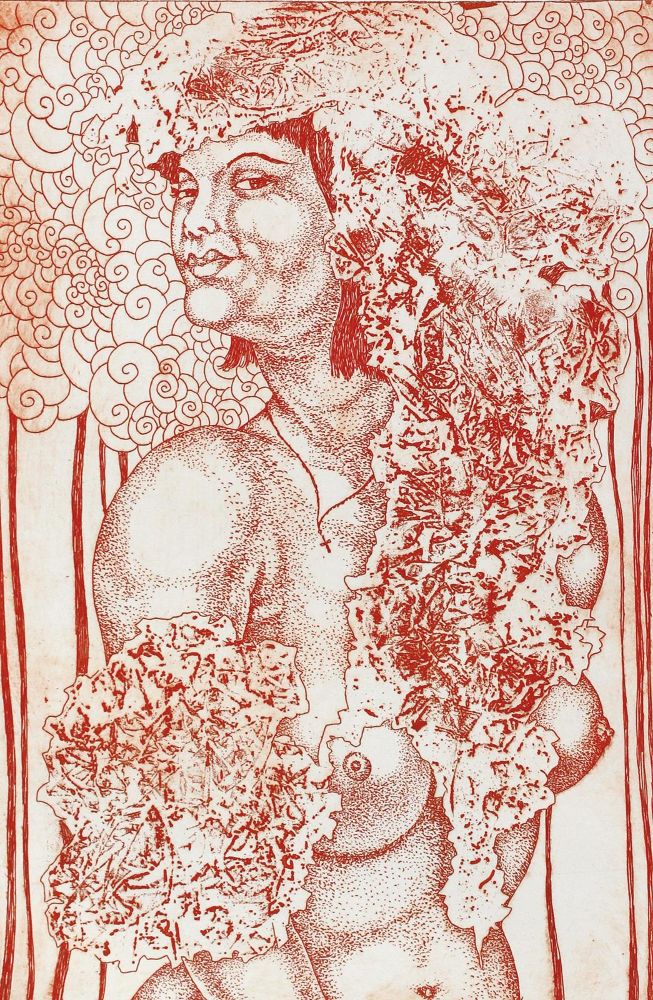 Große Abbildung Nr.1: 127-3580 Hübner, Beate: (Künstlergraphik)