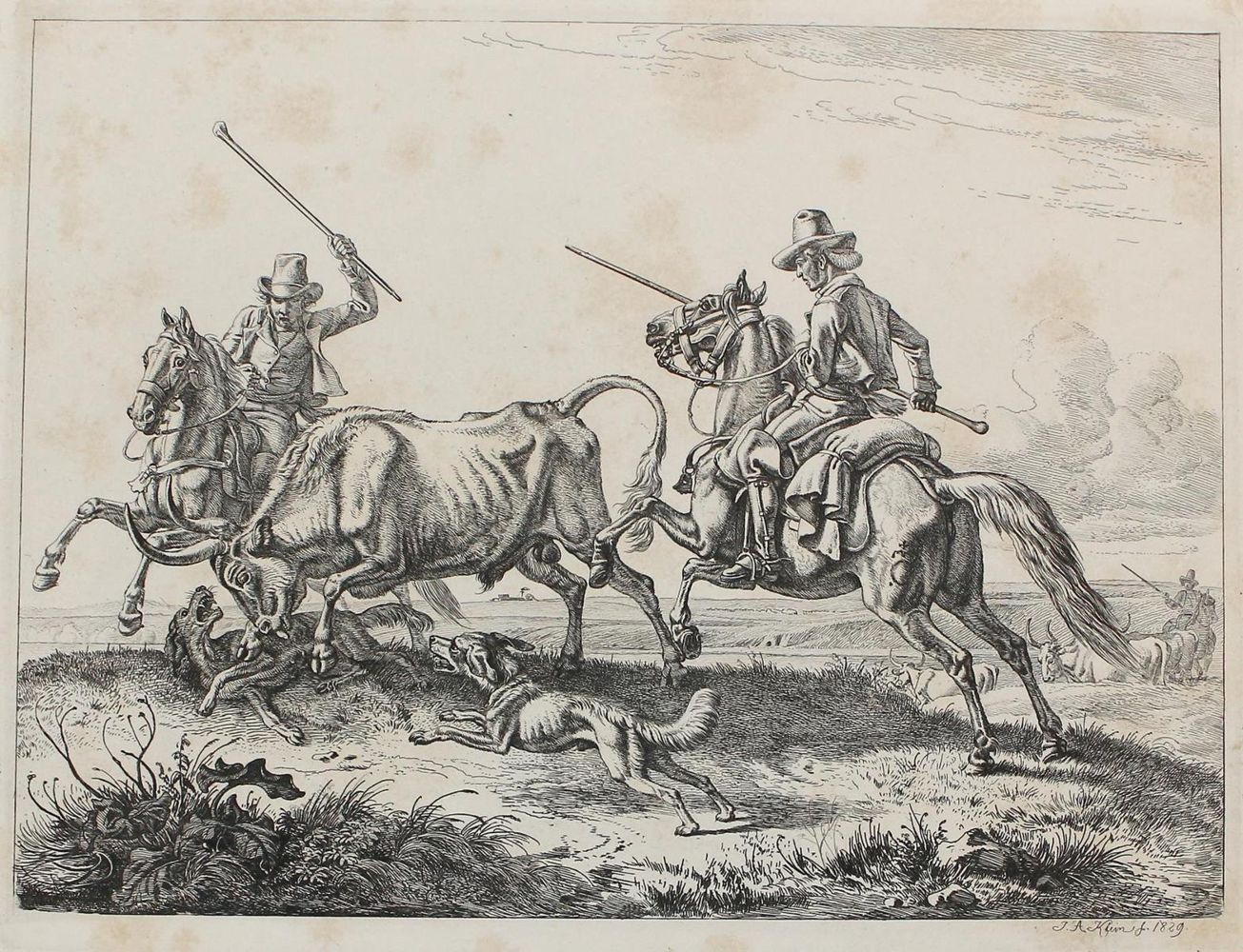 Große Abbildung Nr.1: 127-3666 Klein, Johann Adam: (Künstlergraphik)