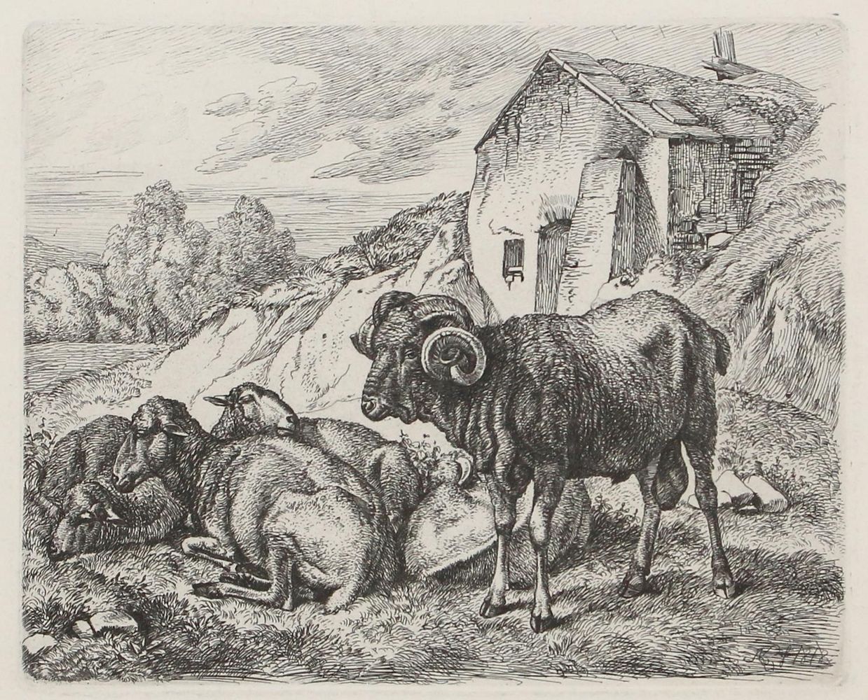 Große Abbildung Nr.1: 127-3670 Klein, Johann Adam: (Künstlergraphik)