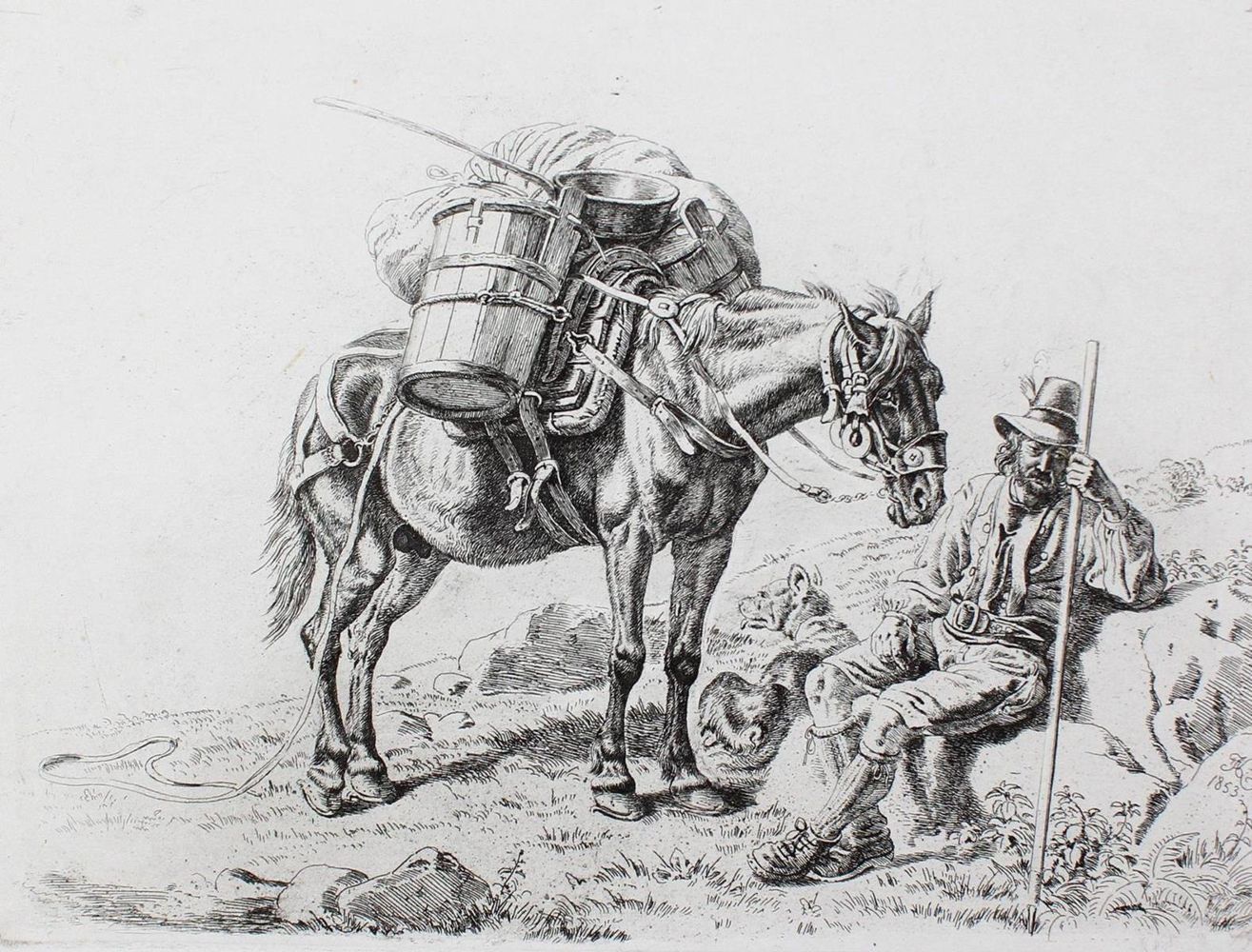 Große Abbildung Nr.13: 127-3689 Klein, Johann Adam: (Künstlergraphik)