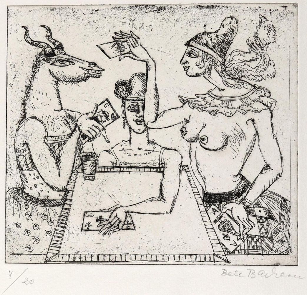 Große Abbildung Nr.4: 127-3741 Konvolut: (Künstlergraphik)