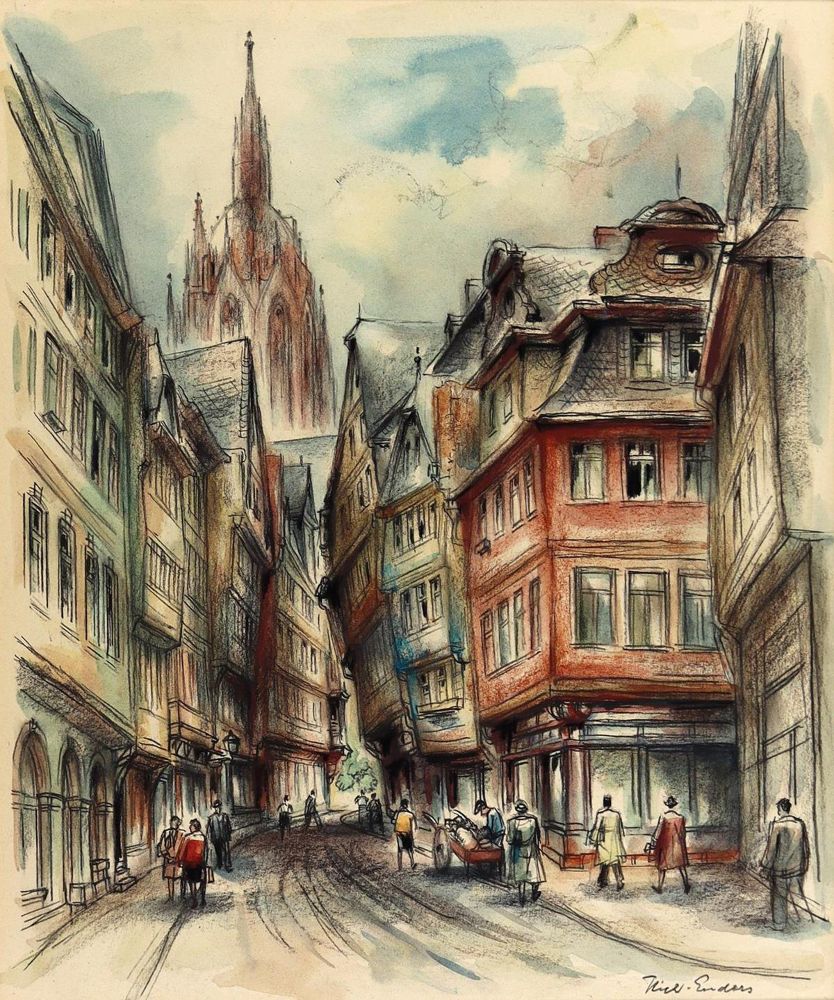 Große Abbildung Nr.5: 127-3743 Konvolut: (Künstlergraphik)