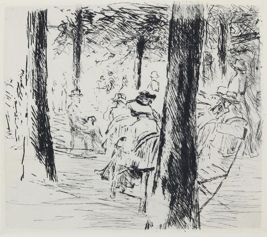 Große Abbildung Nr.1: 127-3785 Liebermann, Max: (Künstlergraphik)