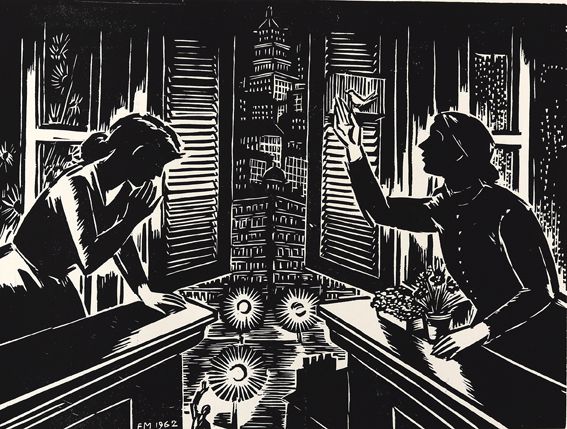 Große Abbildung Nr.1: 127-3823 Masereel, Frans: (Künstlergraphik)