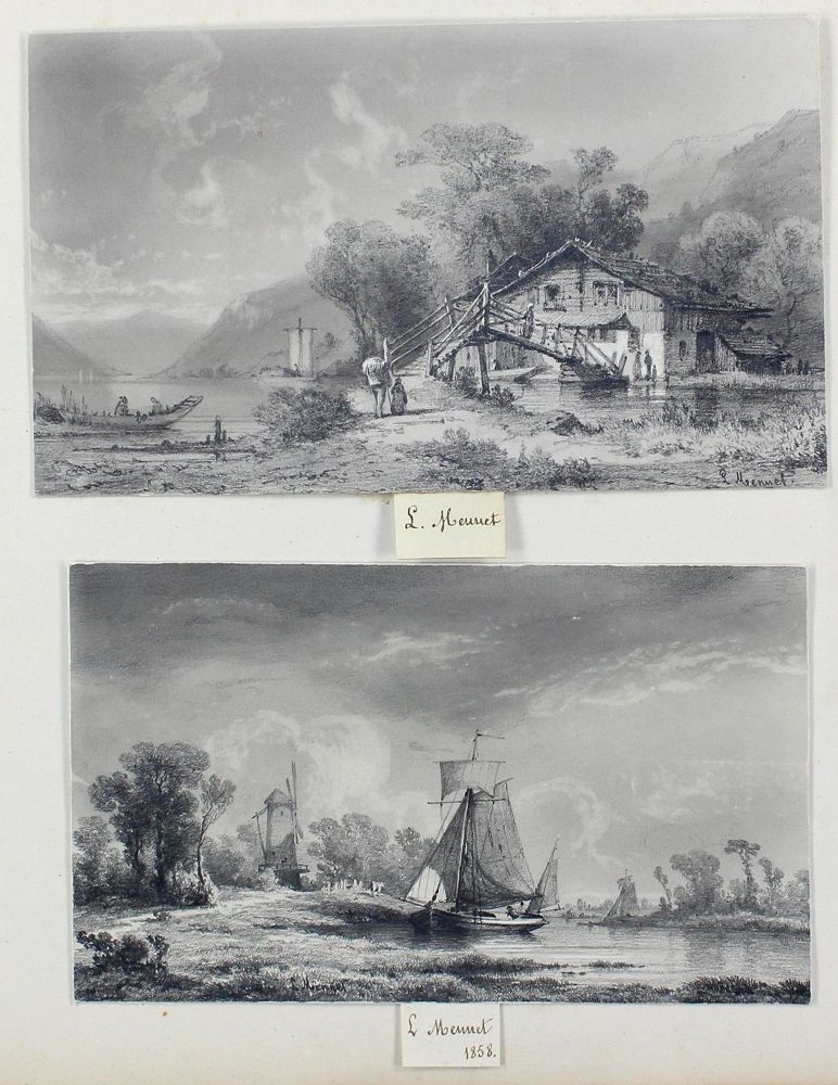 Große Abbildung Nr.1: 127-3852 Mennet, Louis: (Künstlergraphik)