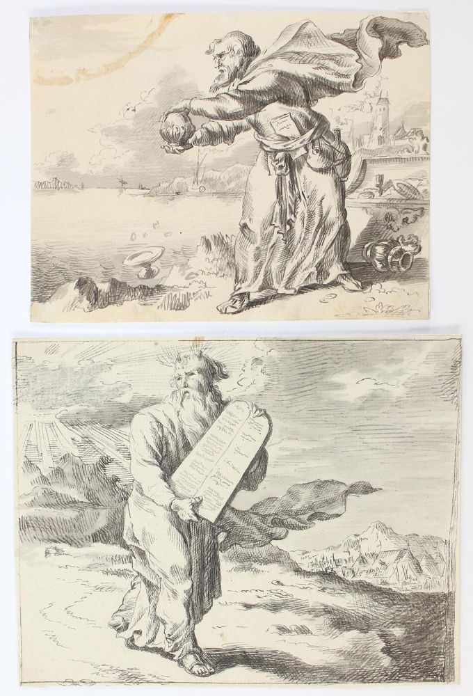Große Abbildung Nr.1: 127-3885 Moses: (Künstlergraphik)