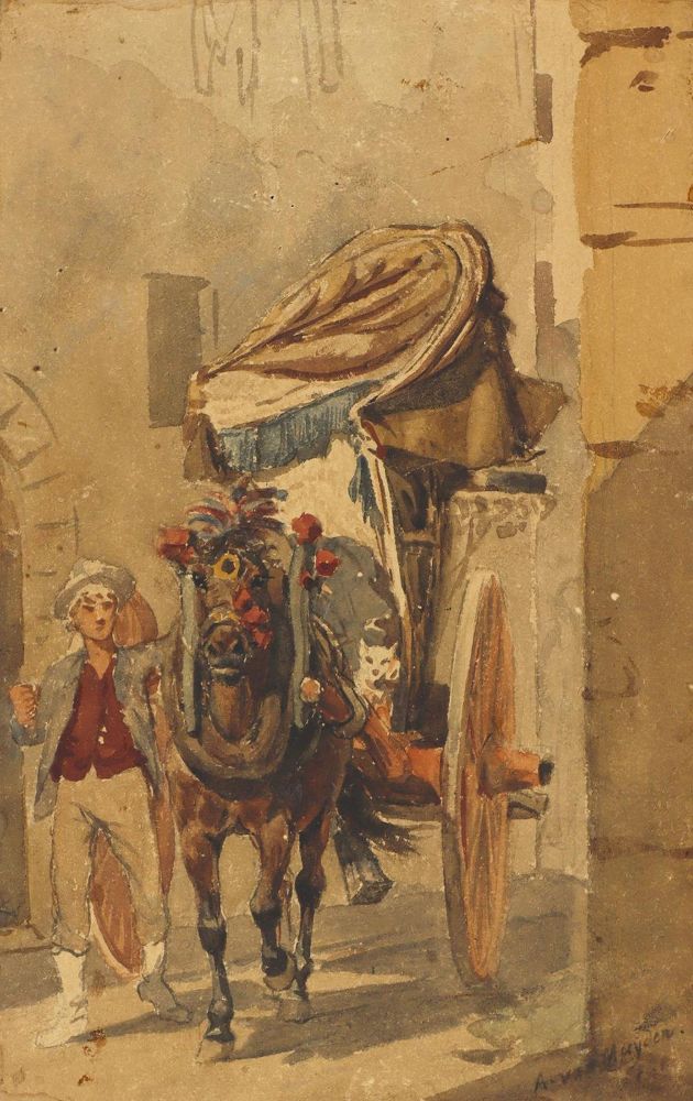 Große Abbildung Nr.1: 127-3892 Muyden, Alfred van: (Künstlergraphik)