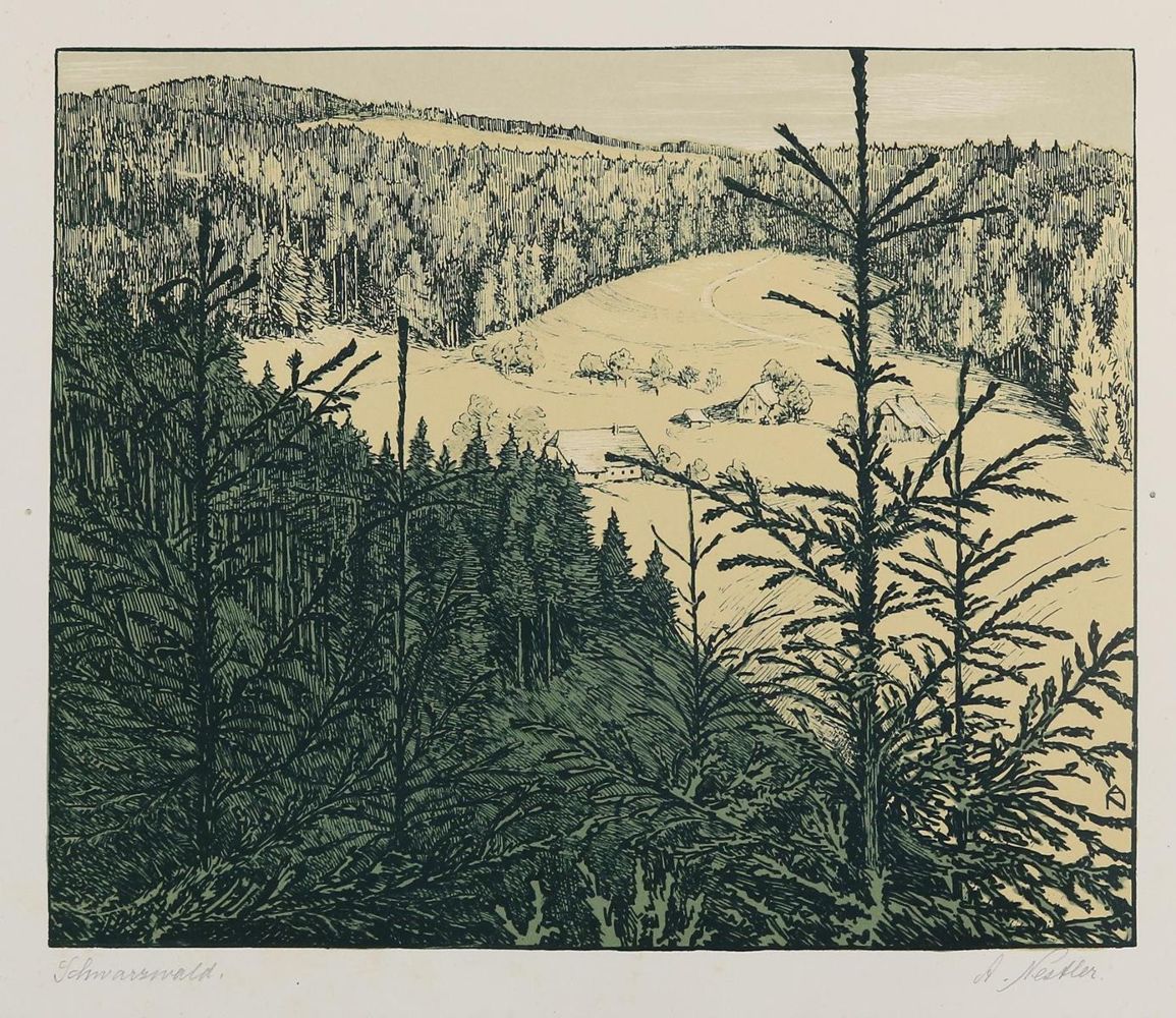 Große Abbildung Nr.1: 127-3900 Nestler, Auguste: (Künstlergraphik)