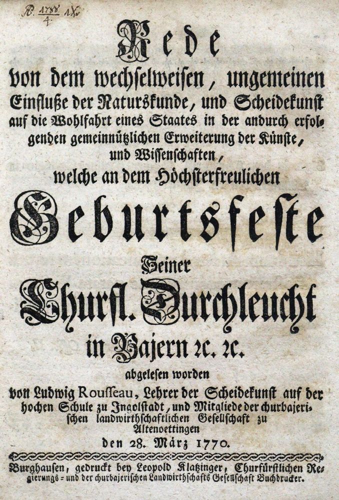 Große Abbildung Nr.1: 127-392 Rousseau,L.: (Aus der Sammlung Professor Dr.Dr.Johannes Büttner Teil 1)