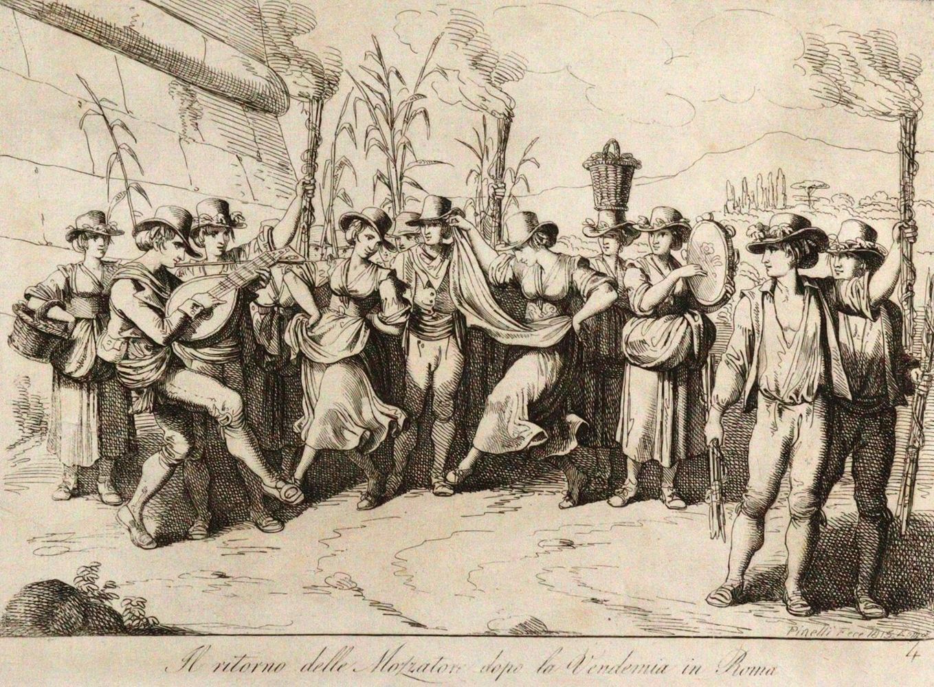 Große Abbildung Nr.1: 127-3960 Pinelli, Bartolomeo: (Künstlergraphik)