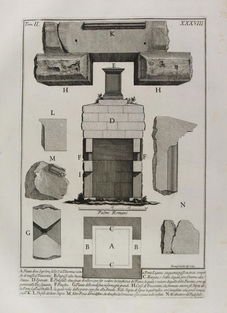 Große Abbildung Nr.1: 127-3969 Piranesi, Giovanni Battista: (Künstlergraphik)