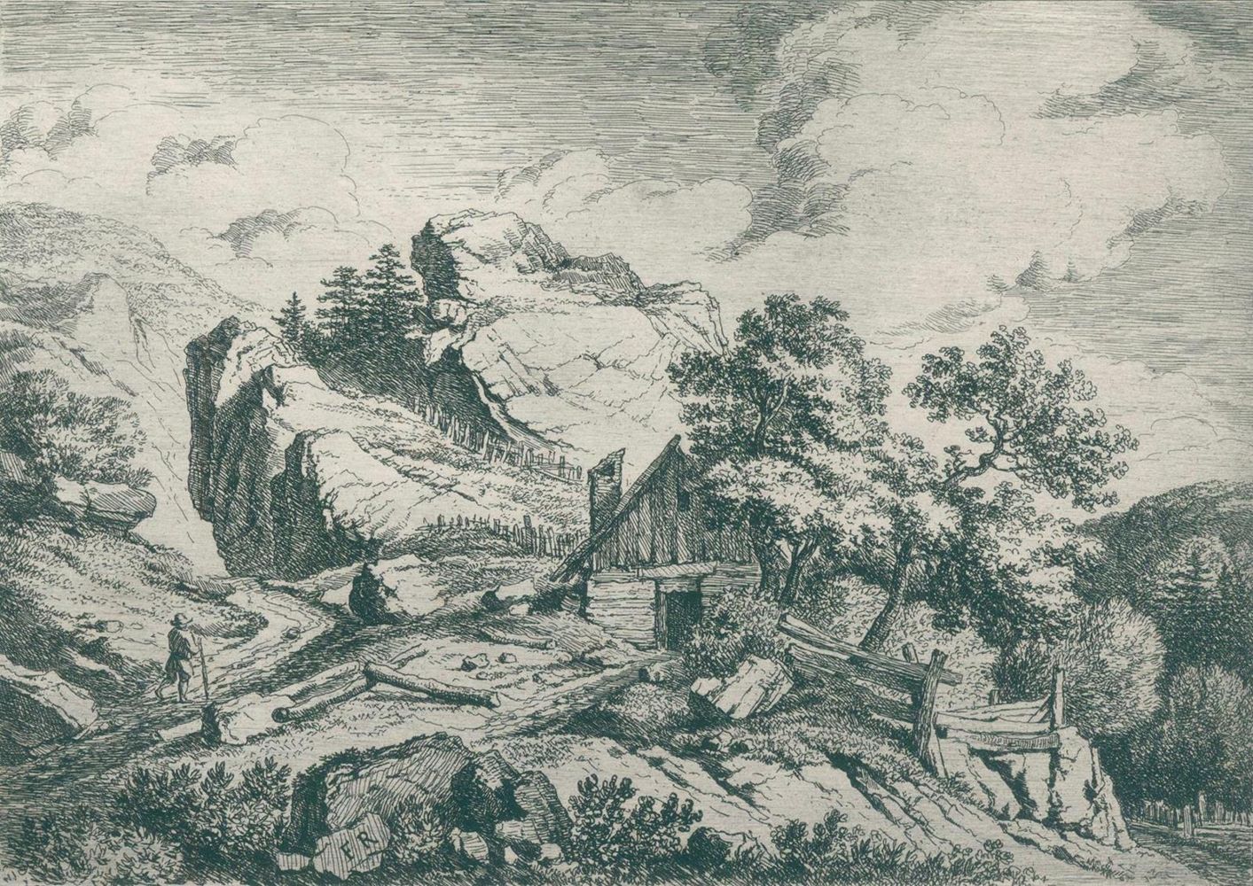 Große Abbildung Nr.1: 127-4015 Rechberger, Franz: (Künstlergraphik)