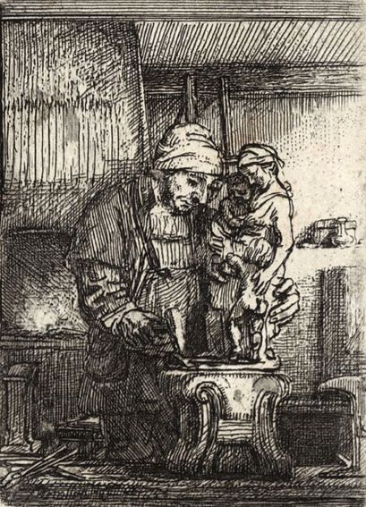 Große Abbildung Nr.1: 127-4020 Rembrandt, Harmensz van Rijn: (Künstlergraphik)