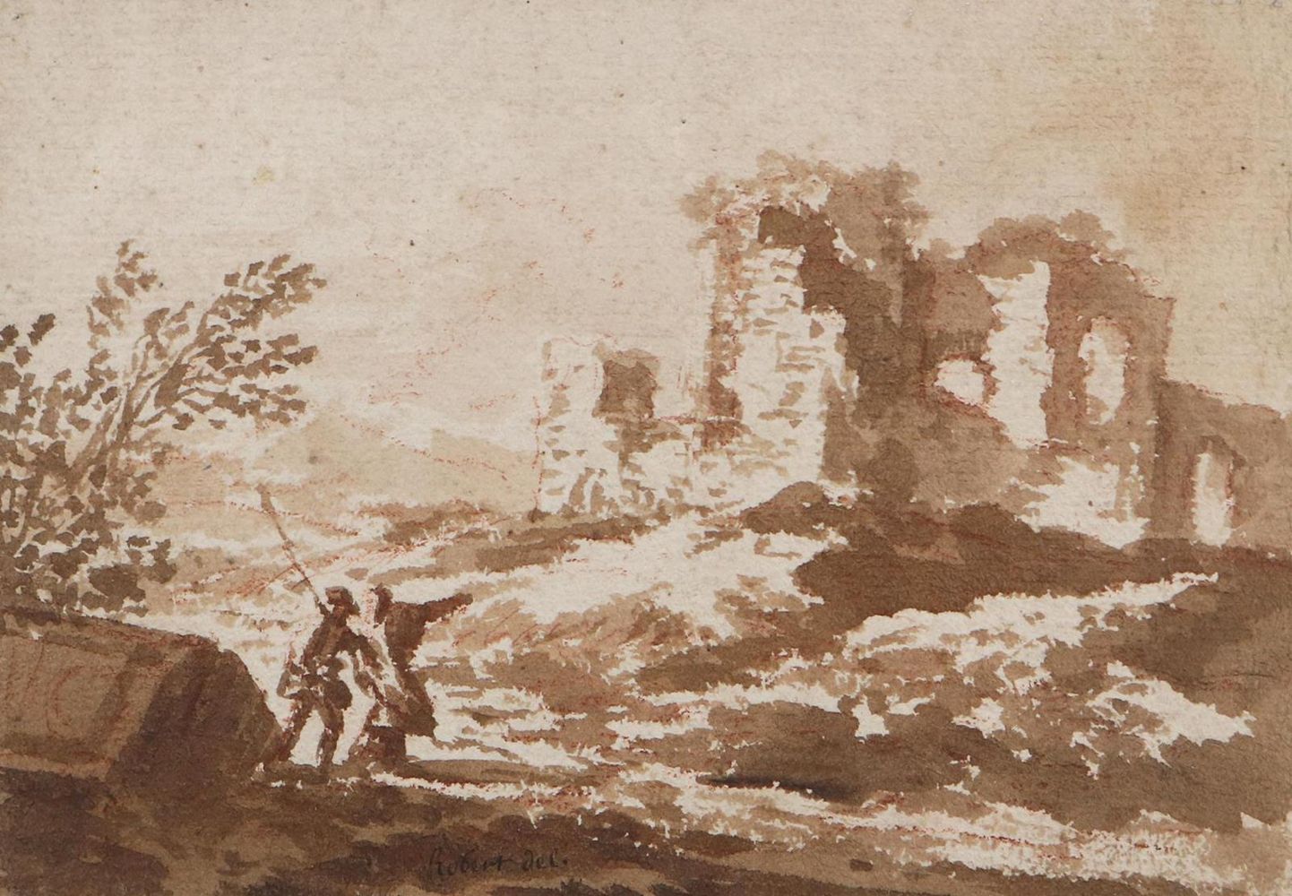 Große Abbildung Nr.1: 127-4047 Robert, Hubert: (Künstlergraphik)