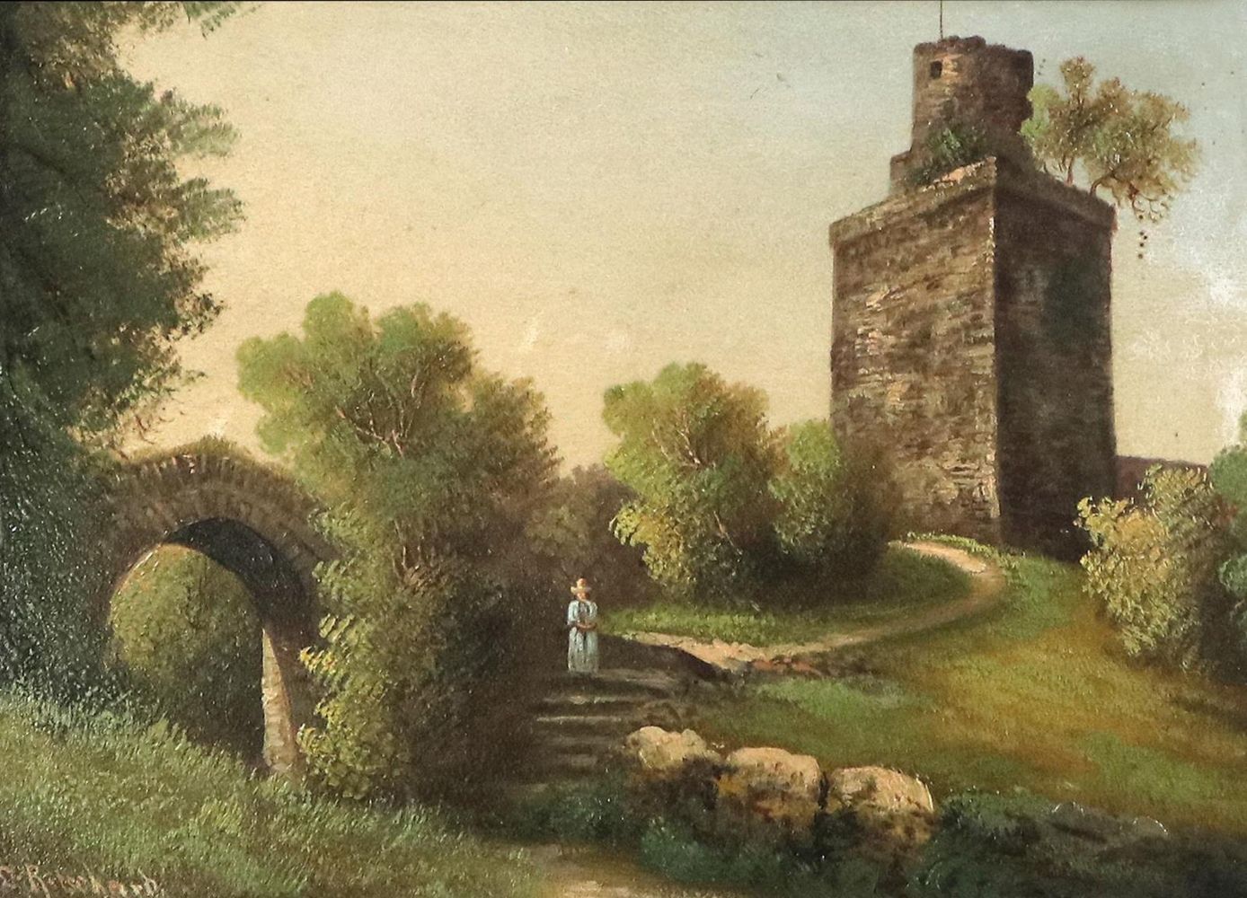 Große Abbildung Nr.1: 127-4089 Sattler, Hubert (Pseud.: Louis Ritschard): (Künstlergraphik)