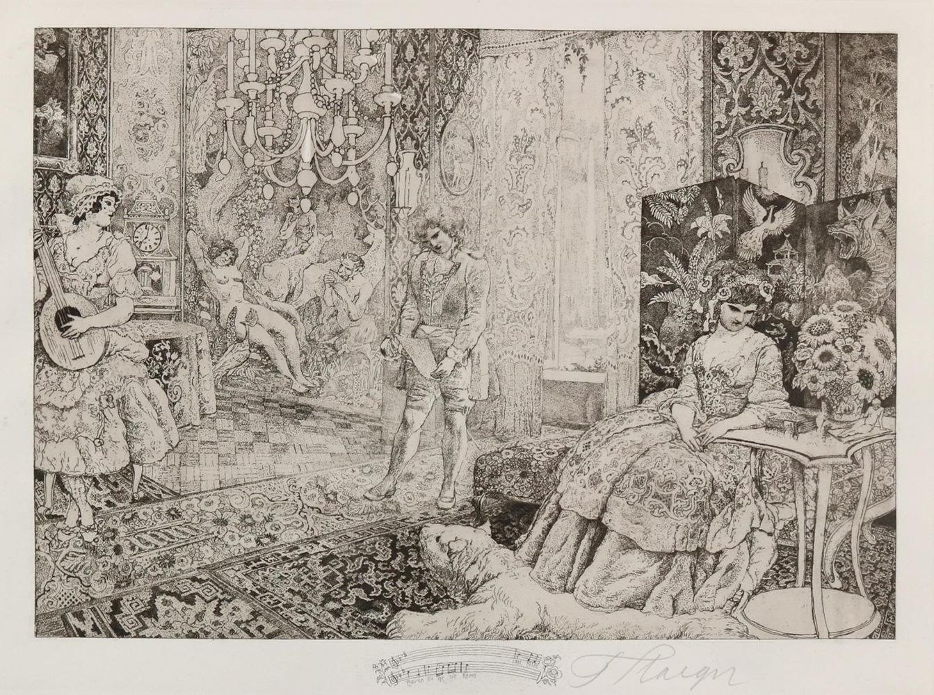 Große Abbildung Nr.1: 127-4174 Staeger, Ferdinand: (Künstlergraphik)