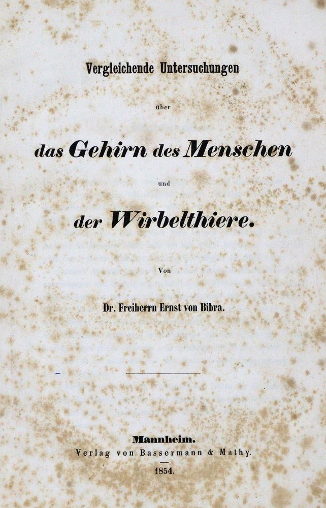 Große Abbildung Nr.1: 127-42 Bibra,E.v.: (Aus der Sammlung Professor Dr.Dr.Johannes Büttner Teil 1)