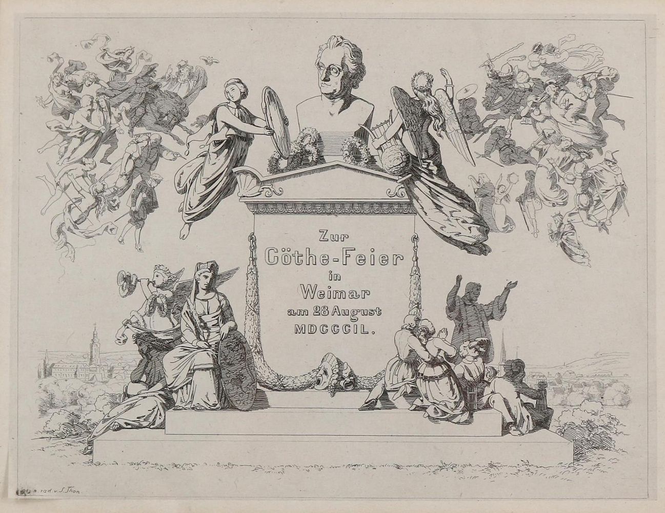 Große Abbildung Nr.1: 127-4220 Thon, Sixtus Armin: (Künstlergraphik)