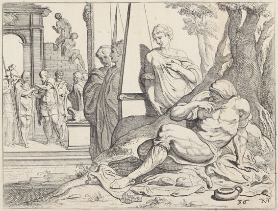 Große Abbildung Nr.1: 127-4233 Thulden, Theodor van: (Künstlergraphik)