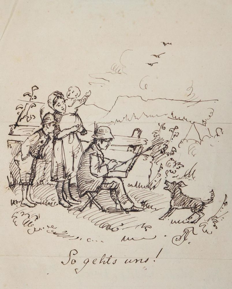 Große Abbildung Nr.1: 127-4246 Trache, Rudolph Johann: (Künstlergraphik)