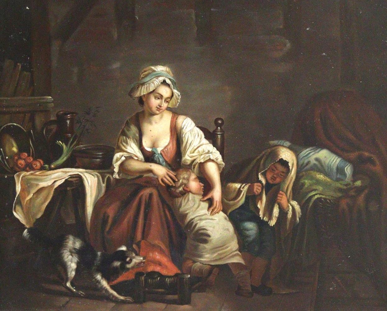 Große Abbildung Nr.1: 127-4268 Unbekannter Künstler.: (Künstlergraphik)
