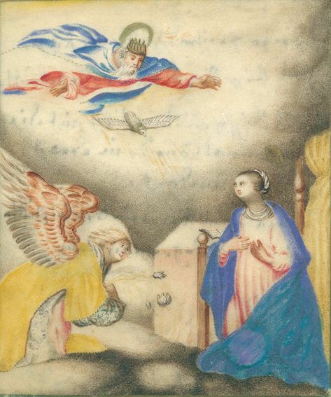 Große Abbildung Nr.1: 127-4303 Verkündigung Maria.: (Künstlergraphik)