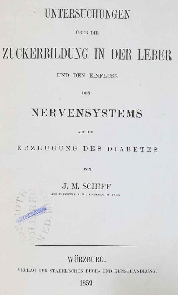 Große Abbildung Nr.1: 127-431 Schiff,J.M.: (Aus der Sammlung Professor Dr.Dr.Johannes Büttner Teil 1)