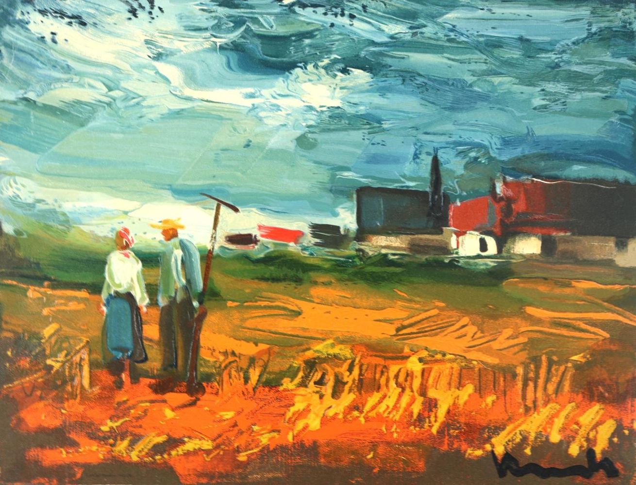 Große Abbildung Nr.1: 127-4312 Vlaminck, Maurice de: (Künstlergraphik)
