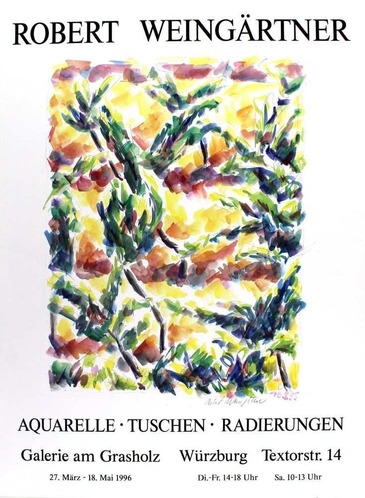 Große Abbildung Nr.1: 127-4340 Weingärtner, Robert: (Künstlergraphik)