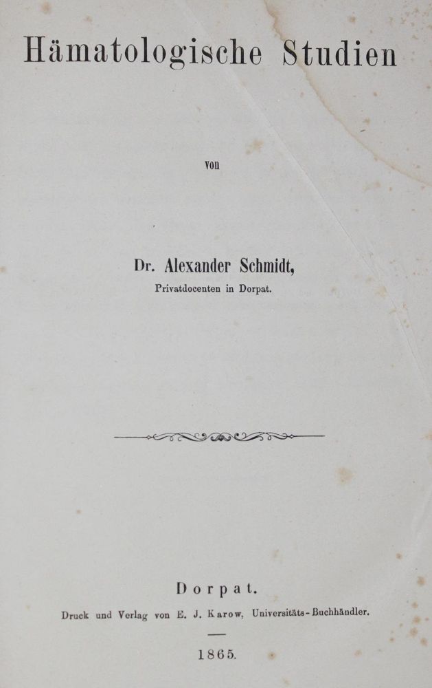 Große Abbildung Nr.1: 127-435 Schmidt,A.: (Aus der Sammlung Professor Dr.Dr.Johannes Büttner Teil 1)