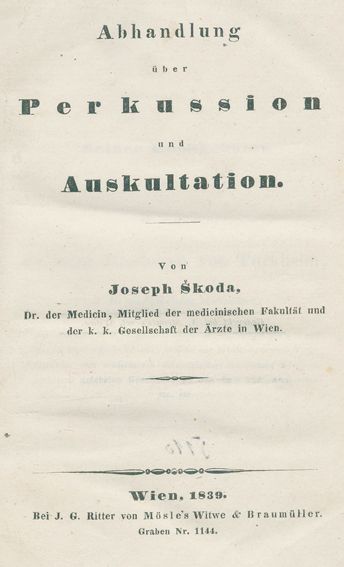 Große Abbildung Nr.1: 127-451 Skoda,J.: (Aus der Sammlung Professor Dr.Dr.Johannes Büttner Teil 1)