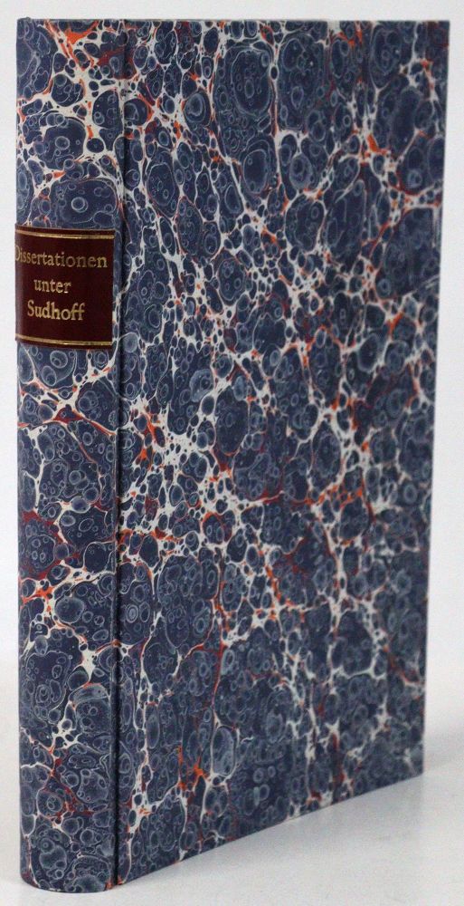 Große Abbildung Nr.3: 127-463 Sudhoff,(K.).: (Aus der Sammlung Professor Dr.Dr.Johannes Büttner Teil 1)