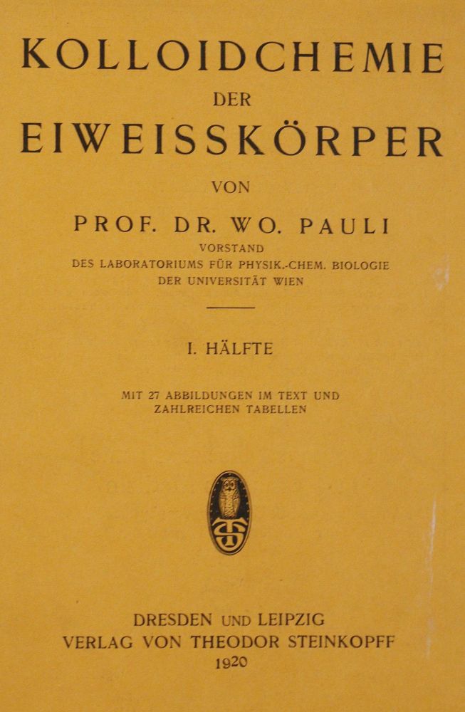 Große Abbildung Nr.1: 127-464 Svedberg,T.: (Aus der Sammlung Professor Dr.Dr.Johannes Büttner Teil 1)