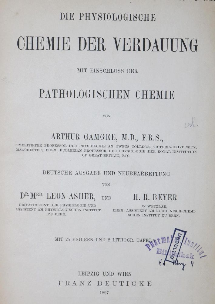Große Abbildung Nr.1: 127-484 Verdauung.: (Aus der Sammlung Professor Dr.Dr.Johannes Büttner Teil 1)