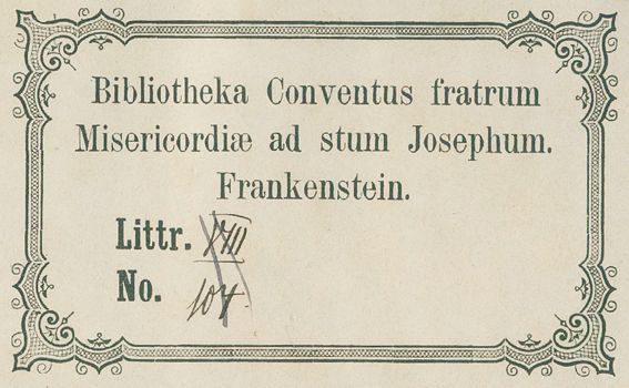 Große Abbildung Nr.2: 127-501 Wideck,J.: (Aus der Sammlung Professor Dr.Dr.Johannes Büttner Teil 1)