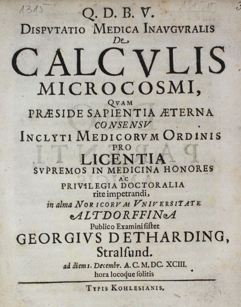 Große Abbildung Nr.1: 127-535 Detharding,G.: (ZZRückgänge Sgl. Prof. Büttner Teil 1)