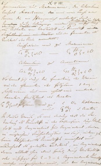 Große Abbildung Nr.1: 127-566 Liebig, Justus Frhr. von,: (ZZRückgänge Sgl. Prof. Büttner Teil 1, Liebig)