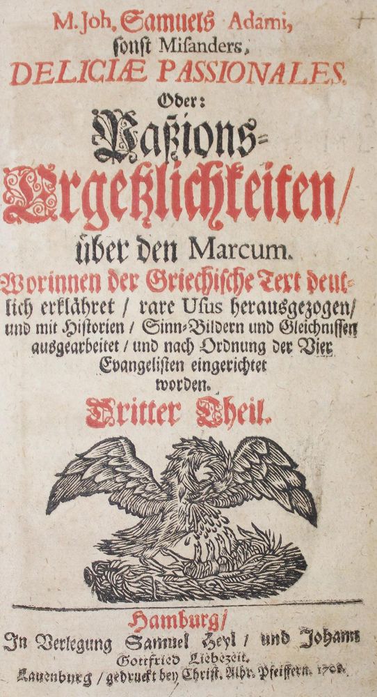 Große Abbildung Nr.1: 127-611 Adami,J.S.: (Alte Drucke, Handschriften und Theologie)
