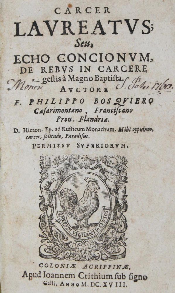Große Abbildung Nr.1: 127-647 Bosquier,P.: (Alte Drucke, Handschriften und Theologie)