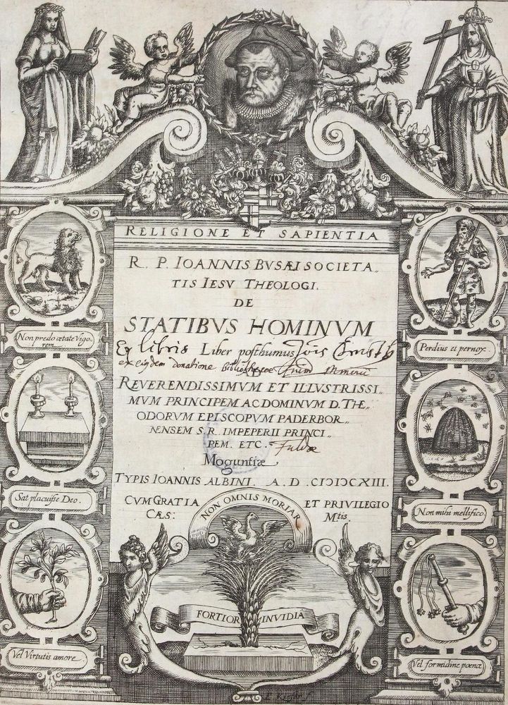 Große Abbildung Nr.1: 127-654 Busaeus,J.: (Alte Drucke, Handschriften und Theologie)