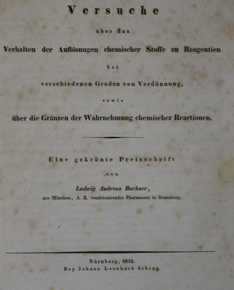 Große Abbildung Nr.1: 127-66 Buchner,L.A.: (Aus der Sammlung Professor Dr.Dr.Johannes Büttner Teil 1)