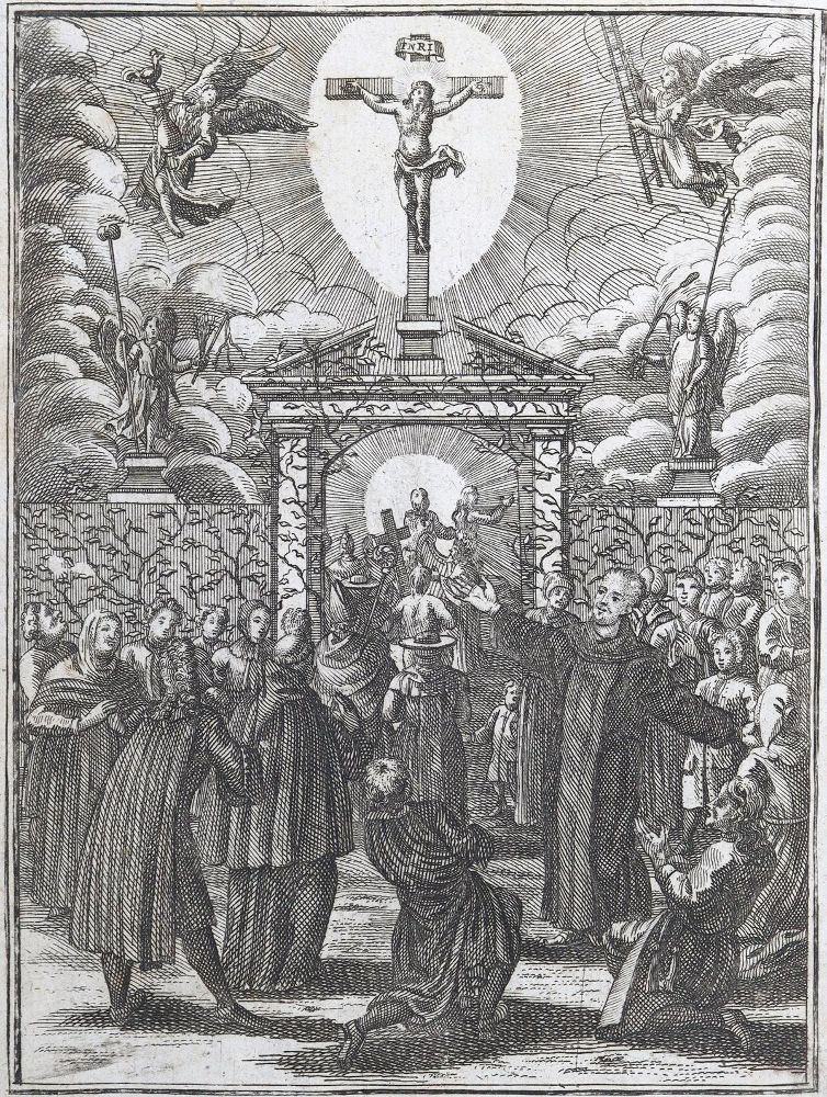 Große Abbildung Nr.1: 127-672 Abraham a Santa Clara (d.i. U.Megerle).: (Emblemata)