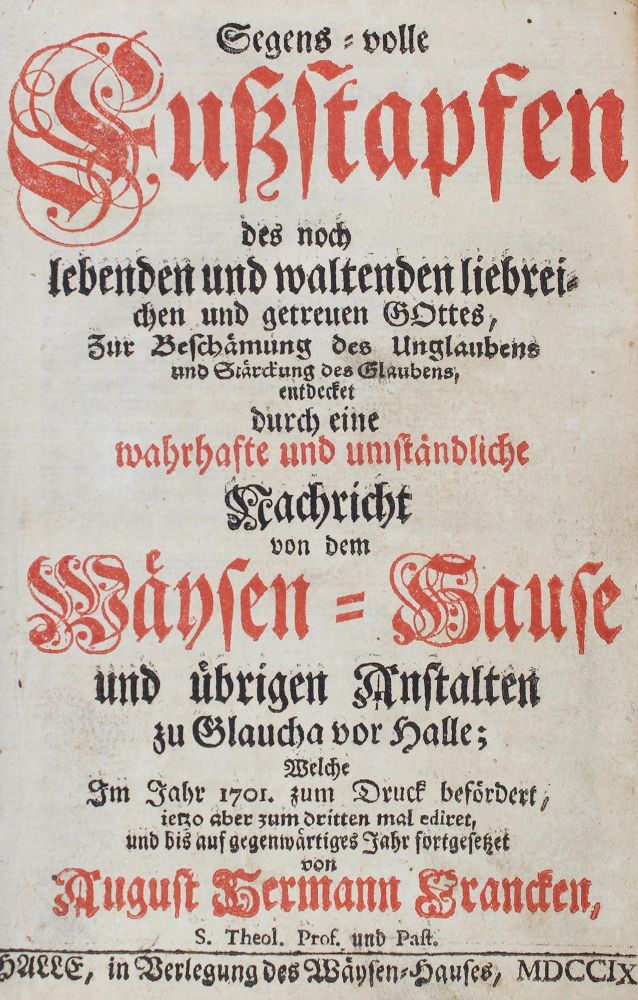 Große Abbildung Nr.2: 127-686 Francke,A.H.: (Alte Drucke, Handschriften und Theologie)