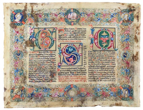 Große Abbildung Nr.1: 127-701 Buchmalerei.: (Handschriften)