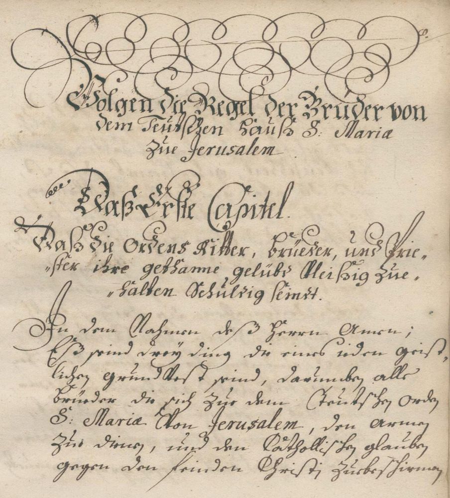 Große Abbildung Nr.2: 127-702 Vom Ursprung, Aufnehmen,: (Handschriften, Deutscher Orden)