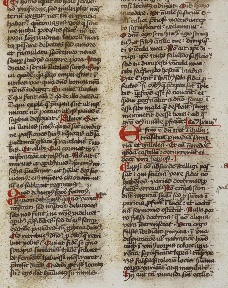 Große Abbildung Nr.2: 127-703 Einbandmakulatur.: (Handschriften)