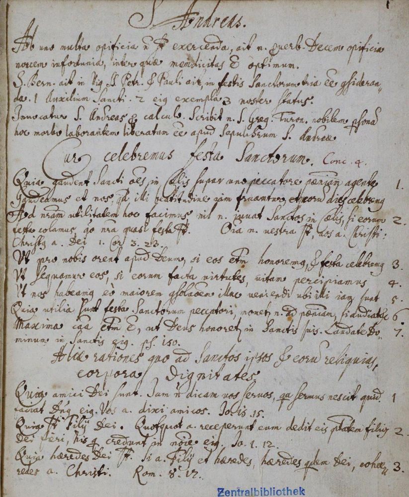 Große Abbildung Nr.1: 127-705 Heiligenpredigten.: (Handschriften)