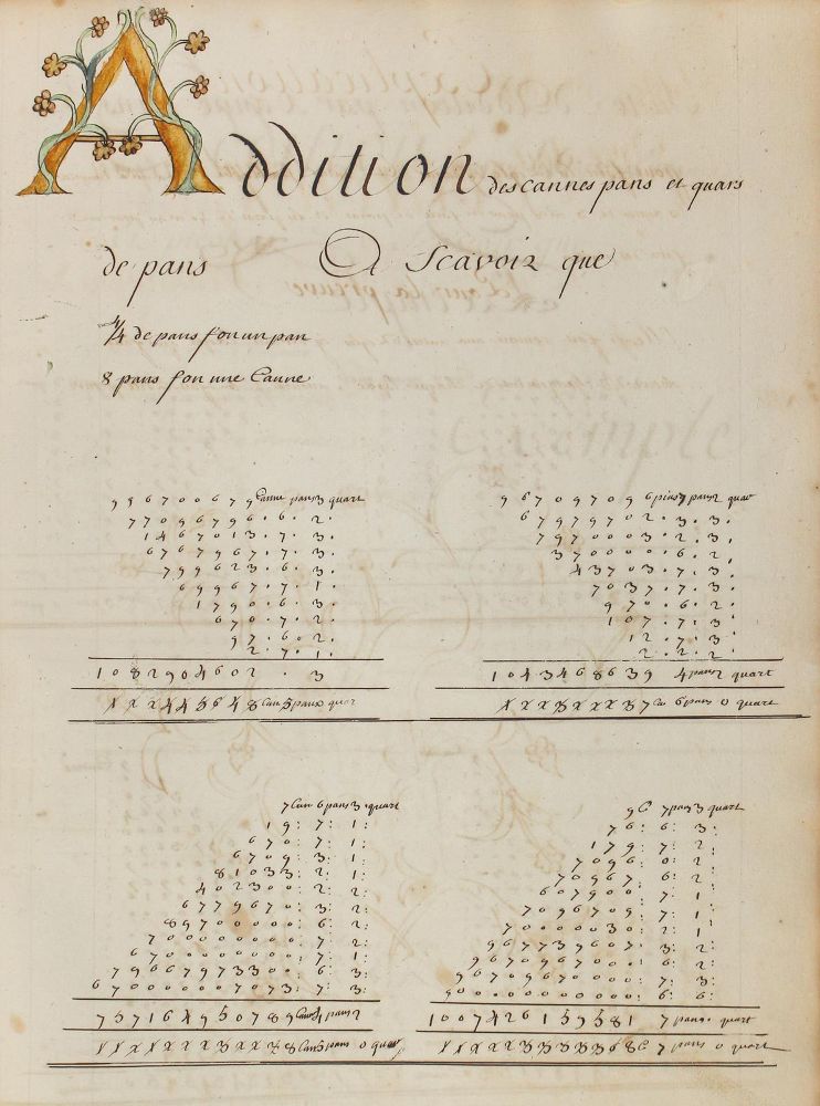 Große Abbildung Nr.1: 127-710 Mathematik.: (Handschriften)